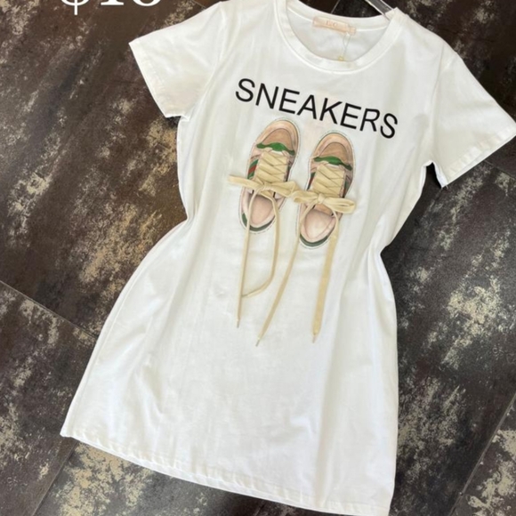 Cotton white dress - Picture 2 of 9